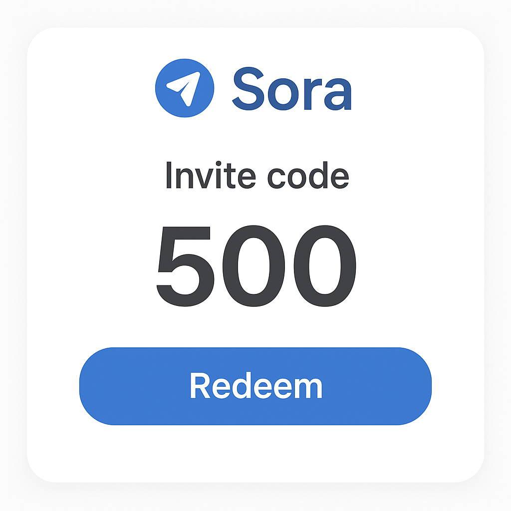 Sora invite code