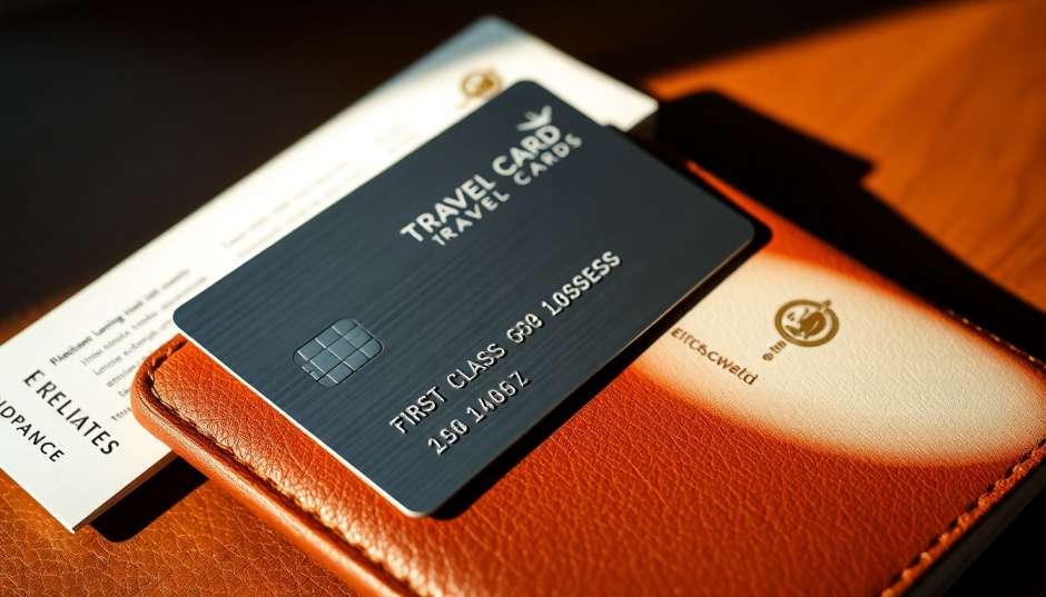Premium Executive Travel Cards USA 2026 official elite metal executive travel card resting on premium leather passport holder